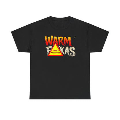 Zero Apologies Warning Triangle T-Shirt – Funny Graphic Tee